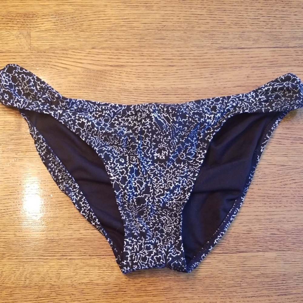 NWT Black Paisley Bikini Bottoms Old Navy
